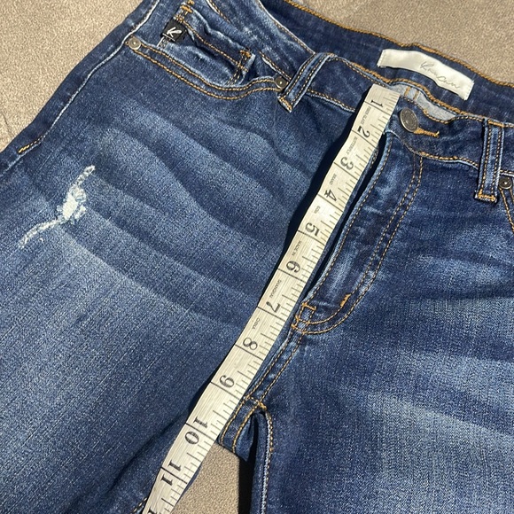 🥰🥰CanKan Dark Wash Mid Rise Distressed Jeans🥰🥰 - Picture 13 of 14